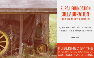 Rural Foundation Collaboration: Houston We Have a Problem